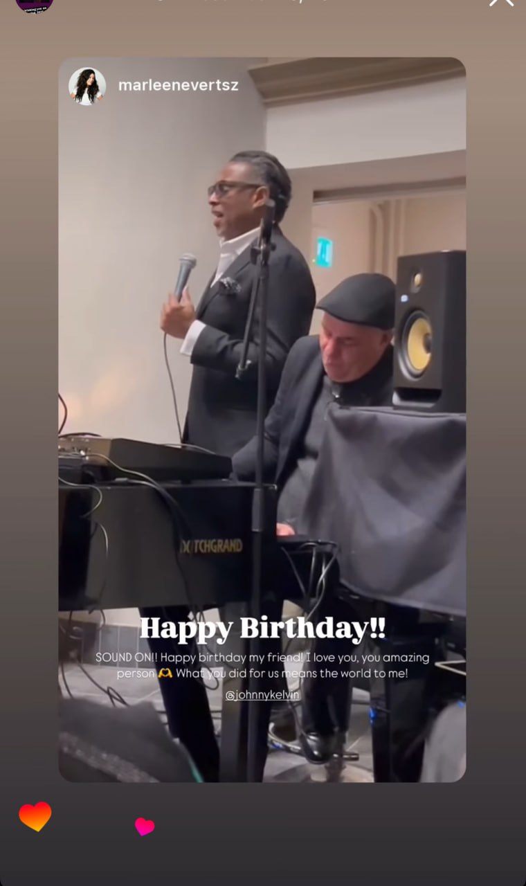 Celebrating Johnny Kelvin’s birthday with unforgettable beats and great company.